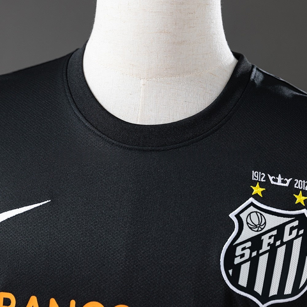 Santos Jersey 2012/13 Black Retro Football Kit