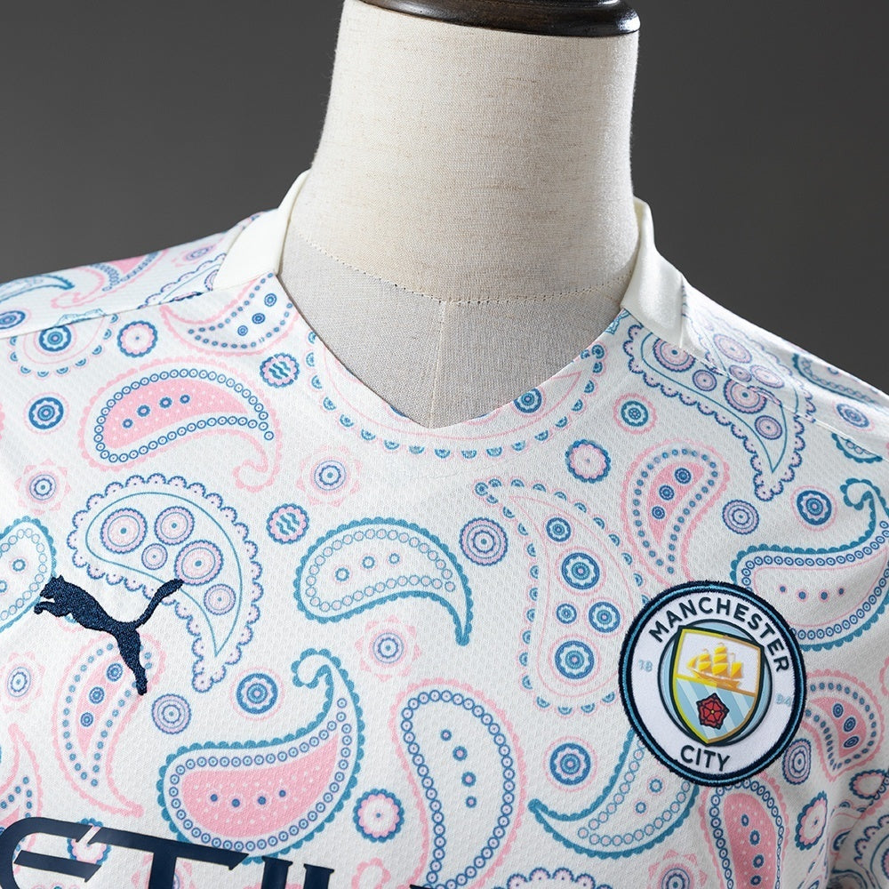 Manchester City Third Jersey 2020-21 Retro Football Kit Soccer Shirt