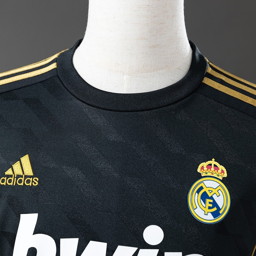 Real Madrid Jersey 2011/12 Away Retro Football Kit Long Sleeves