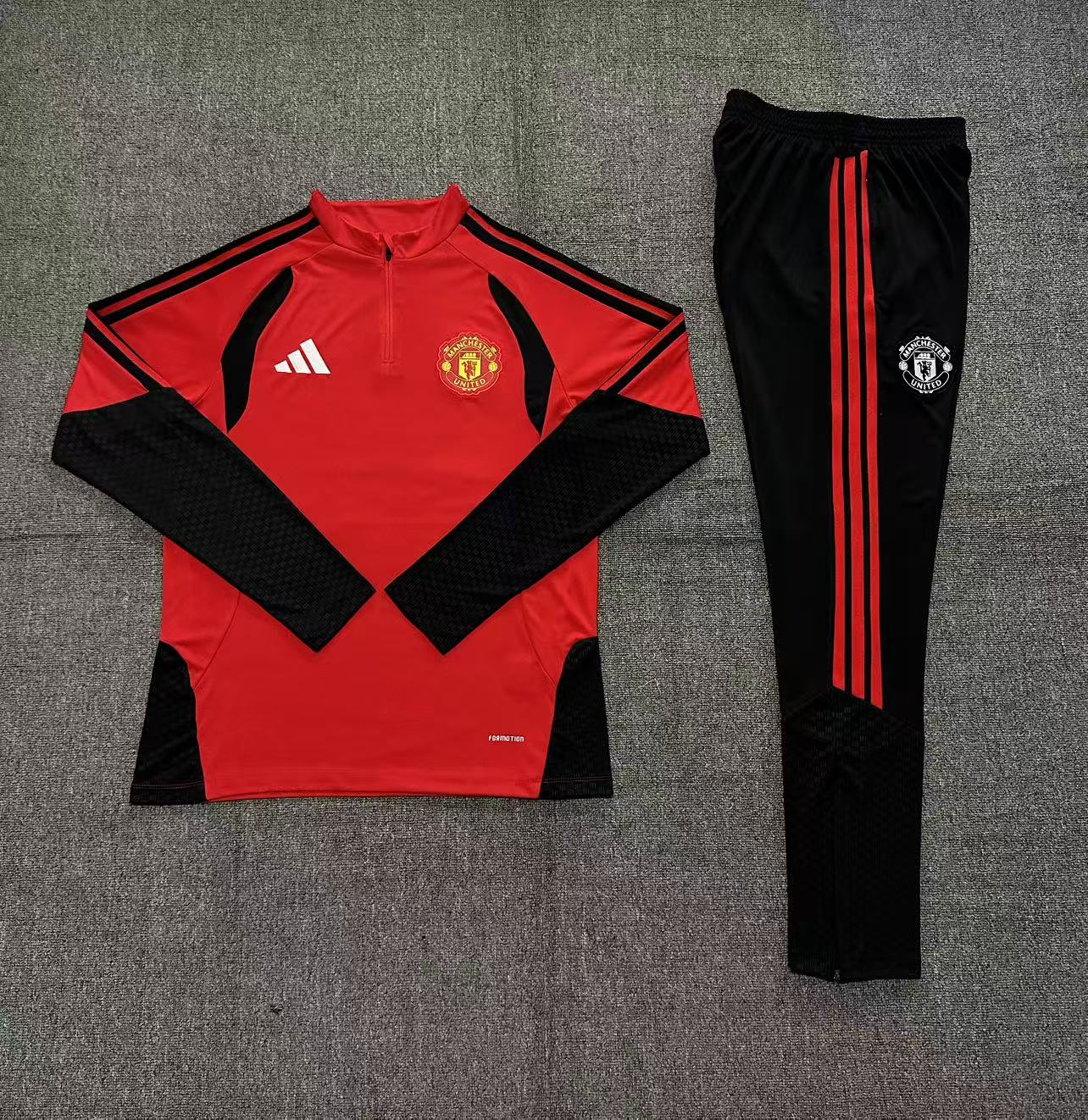 Kids Manchester United Training Tracksuits 2026-2027 Football Kit Soccer Jersey
