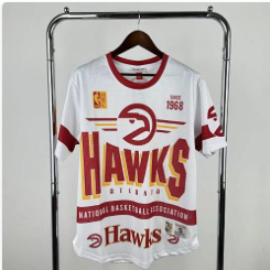 26th Atlanta Hawks MN Retro Short sleeved NBA T-shirt S-XXL