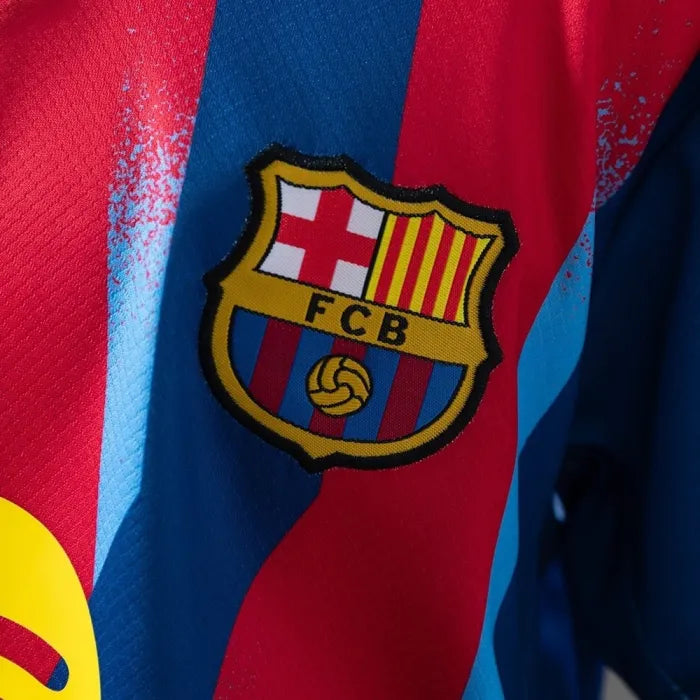 Kids Barcelona Jersey 25/26 Fourth Football Kit
