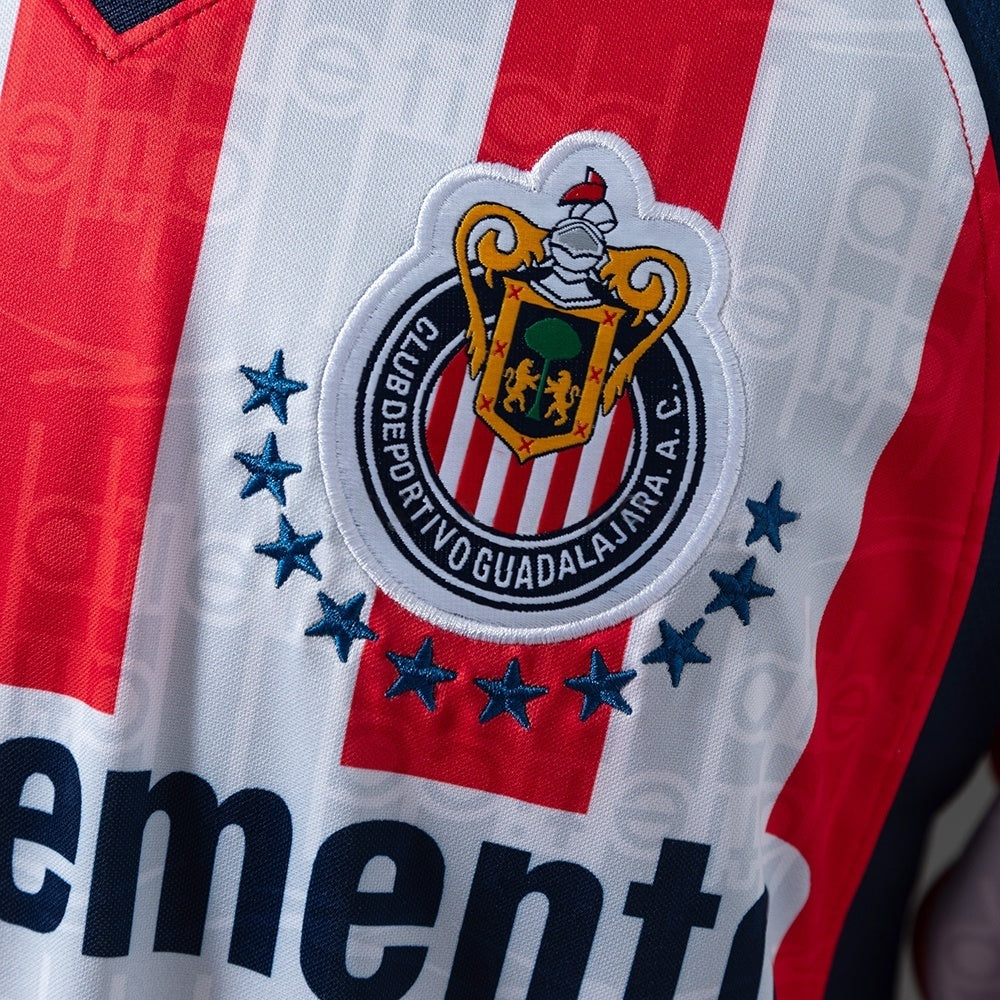 Retro Chivas Home Jersey 1999-2000 Long Sleeves Football Kit Soccer Shirt