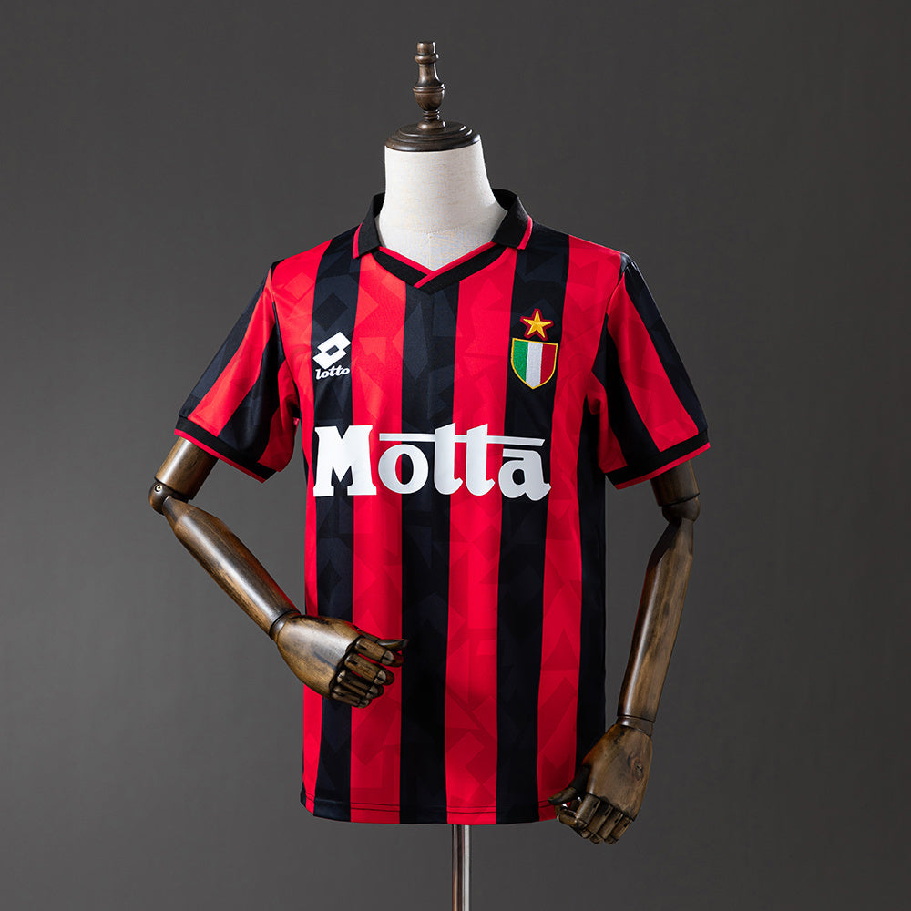 AC Milan Jersey 1993-94 Home Retro Football Kit
