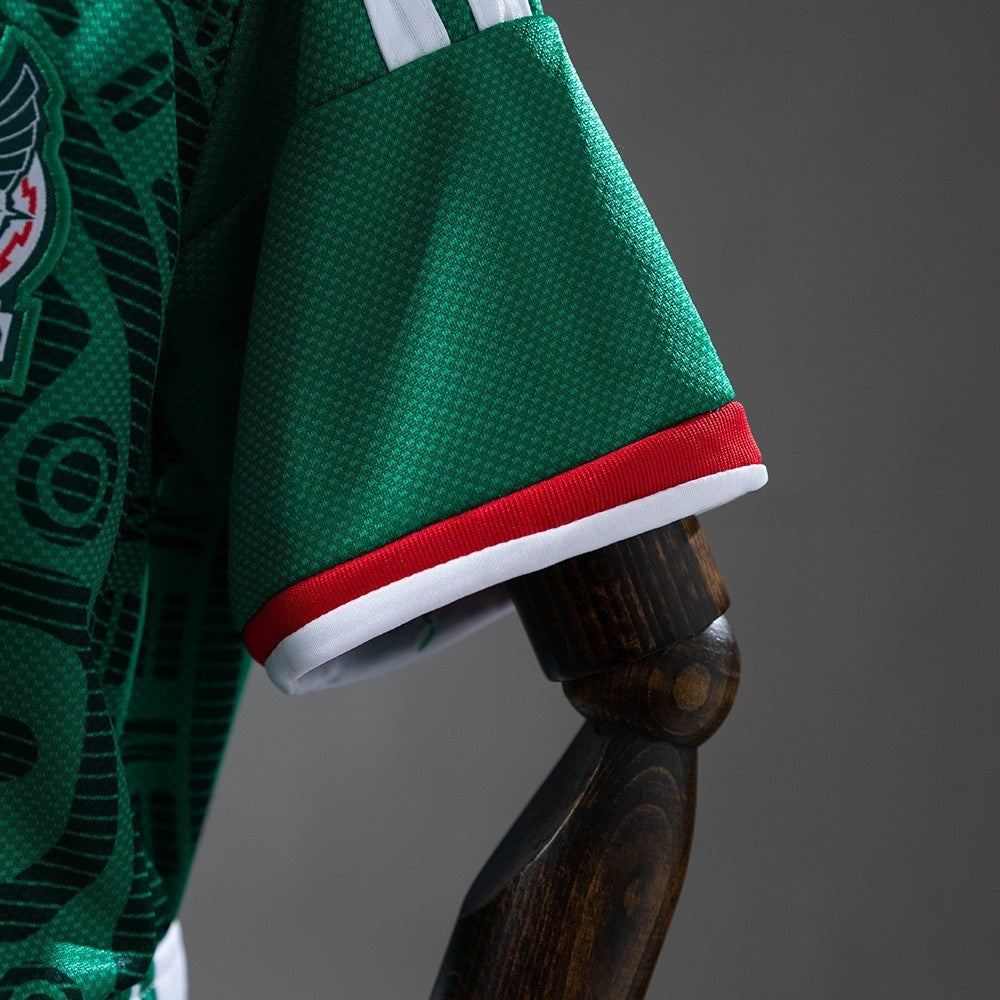 Kids Mexico Home Jersey 2026 World Cup Football Kit Soccer Shirt