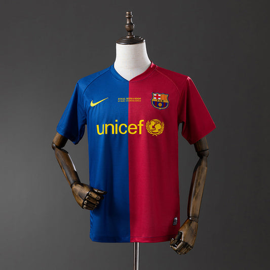 Barcelona Jersey 2008-09 Home Retro Football Kit