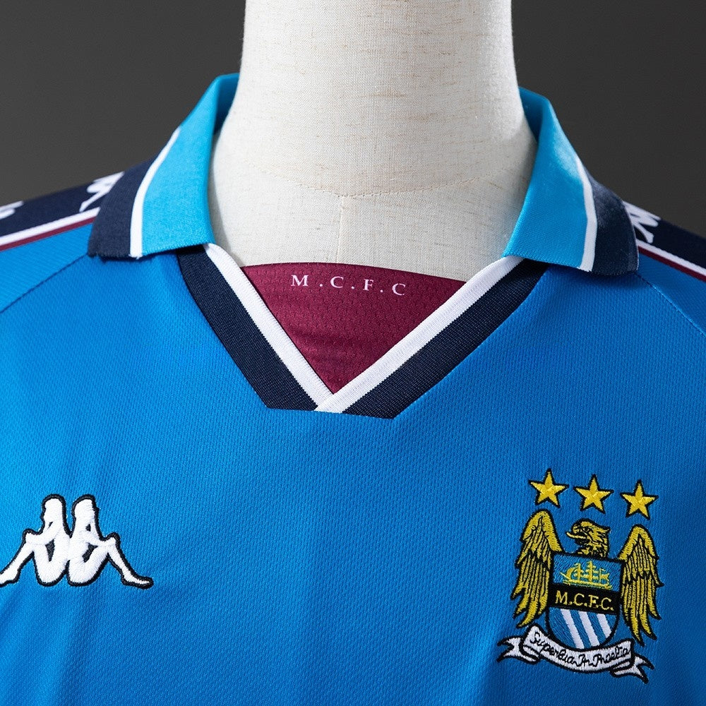Manchester City Jersey 1997-99 Home Retro Football Kit