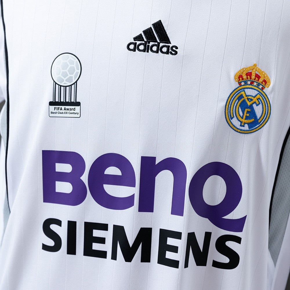Real Madrid Jersey 2006/07 Home Retro Kit Long Sleeves