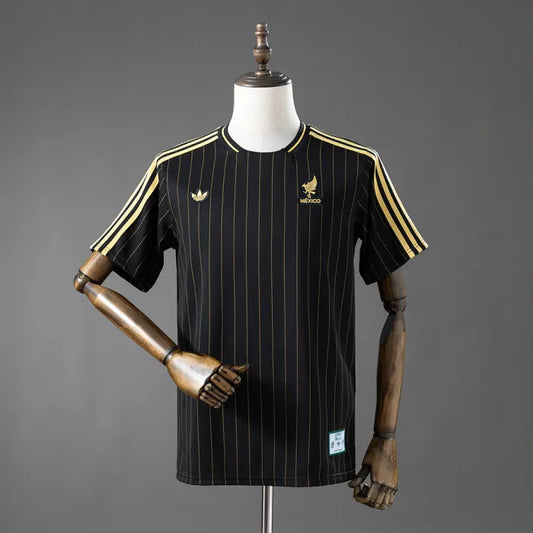 Mexico Terrace Icons T-Shirt Black 2026 World Cup Football Kit Soccer Shirt