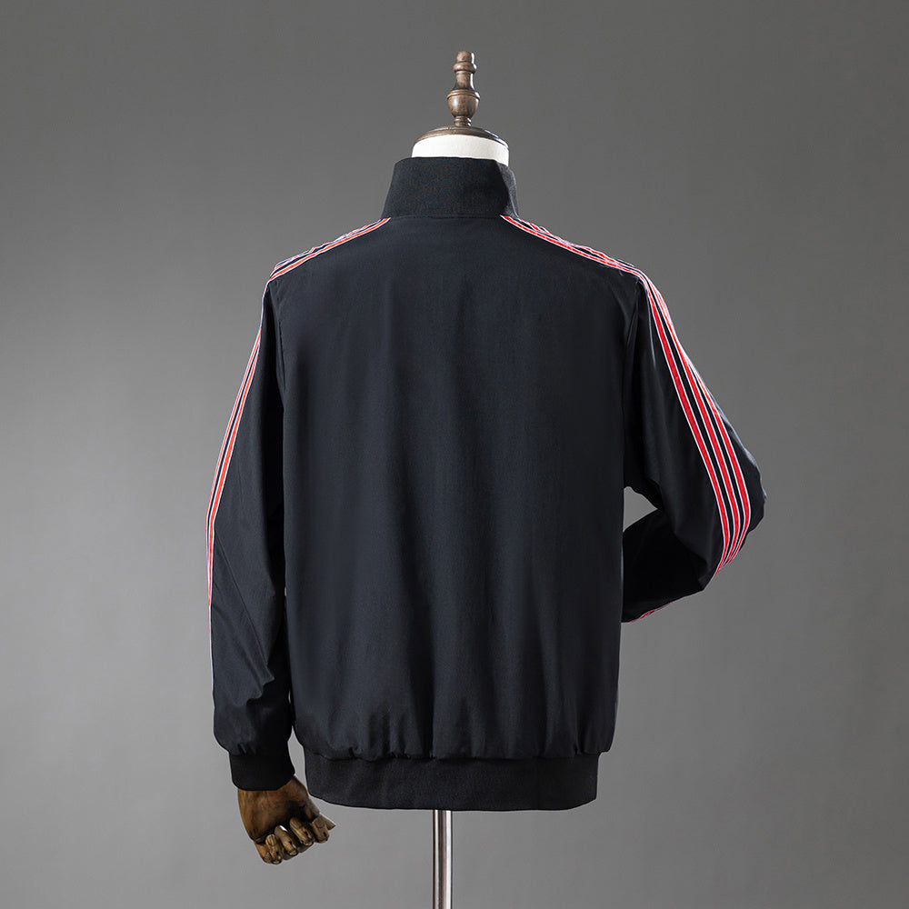 Manchester United Windbreaker 2025-26 Black Football Soccer Jacket