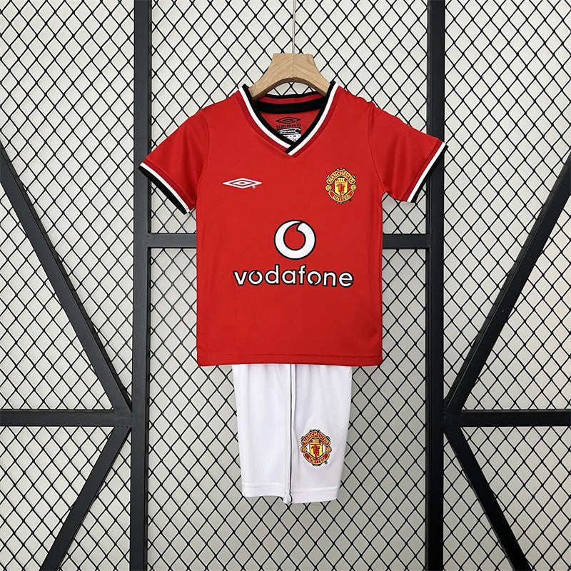Retro Kids Manchester United Home Jersey 00/01