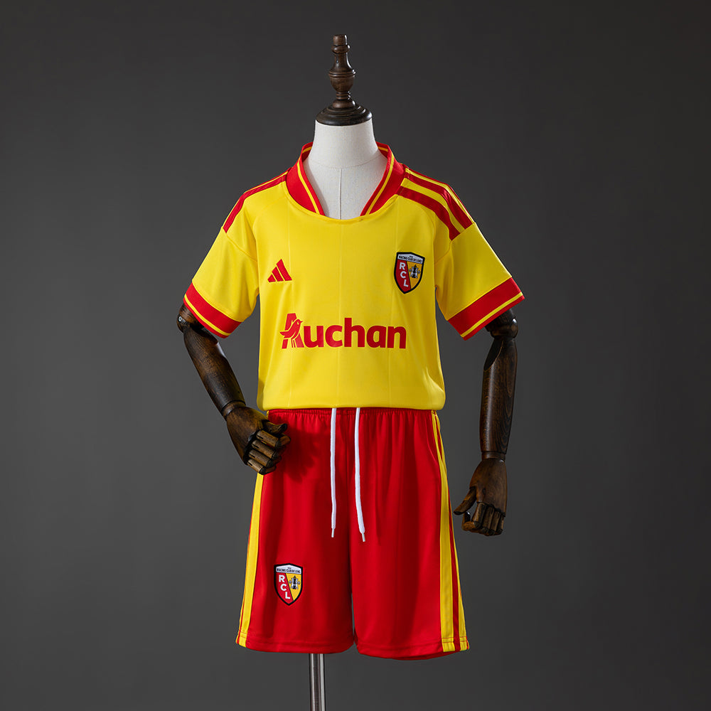 Kids Lens Home Jersey 2026-2027 Football Kit Soccer Shirt