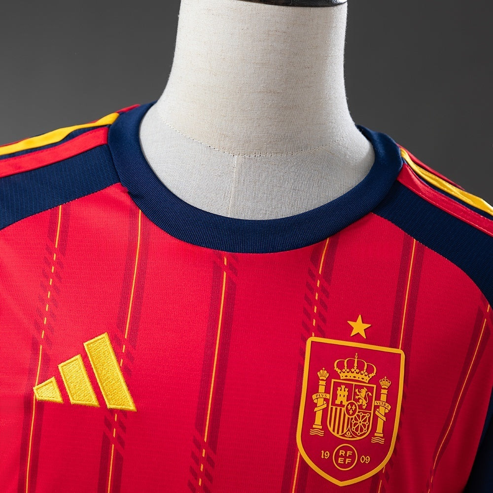 Spain Home Jersey 2026 World Cup Long Sleeves Football Kit Soccer Shirt