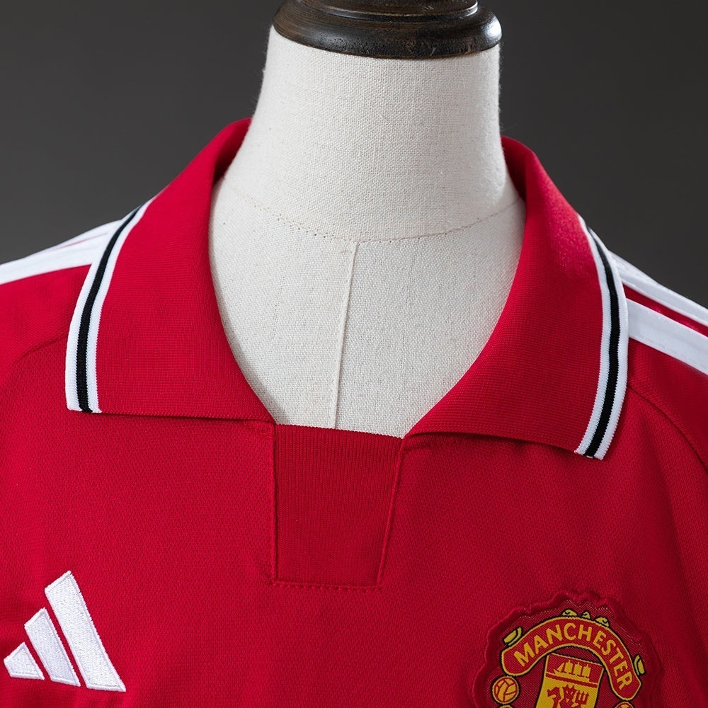 Kids Manchester United Home Jersey 2026-2027 Football Kit Soccer Shirt