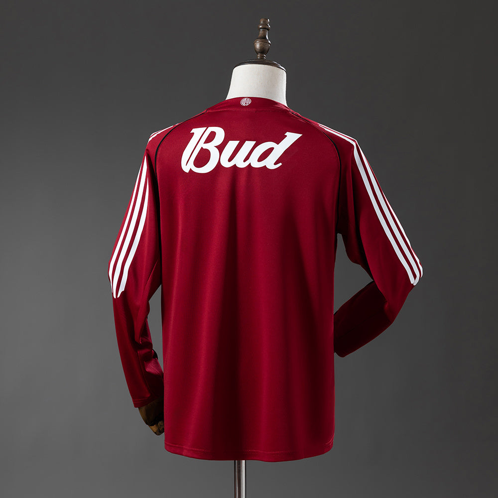 River Plate Jersey 2005-06 Away Retro Football Kit Long Sleeves