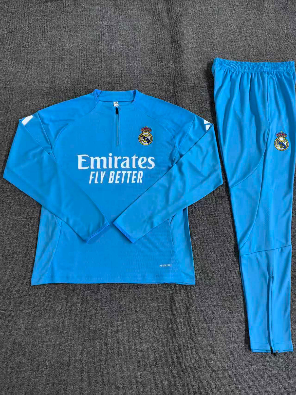 Kids Real Madrid Training Tracksuits 25/26 Football Kit Soccer Jersey