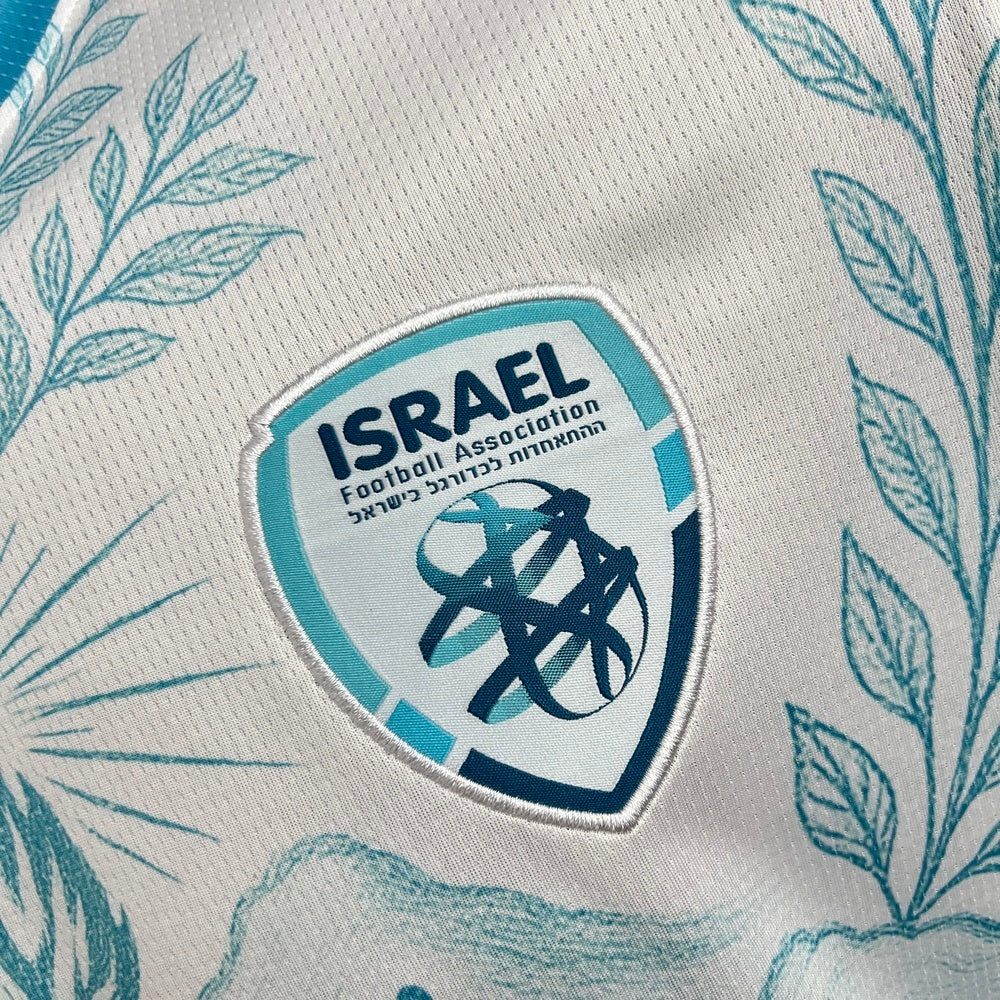 Fans Version Israel Jersey 2025 White Football Kit Soccer Jersey