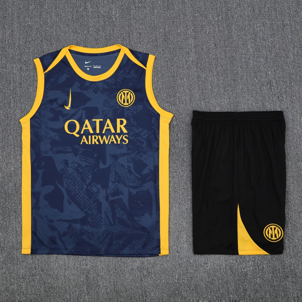 Inter Milan Vest Set Training Tracksuits 25/26 Football Kit Soccer Jersey