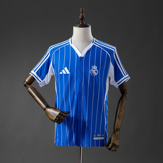 Real Madrid Jersey 25/26 Blue Baseball Kit