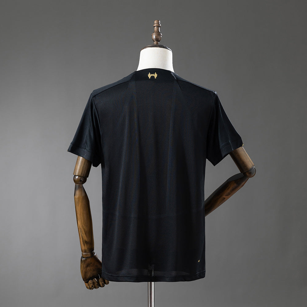 Retro Liverpool Black Jersey 2019-20 Football Kit Soccer Shirt