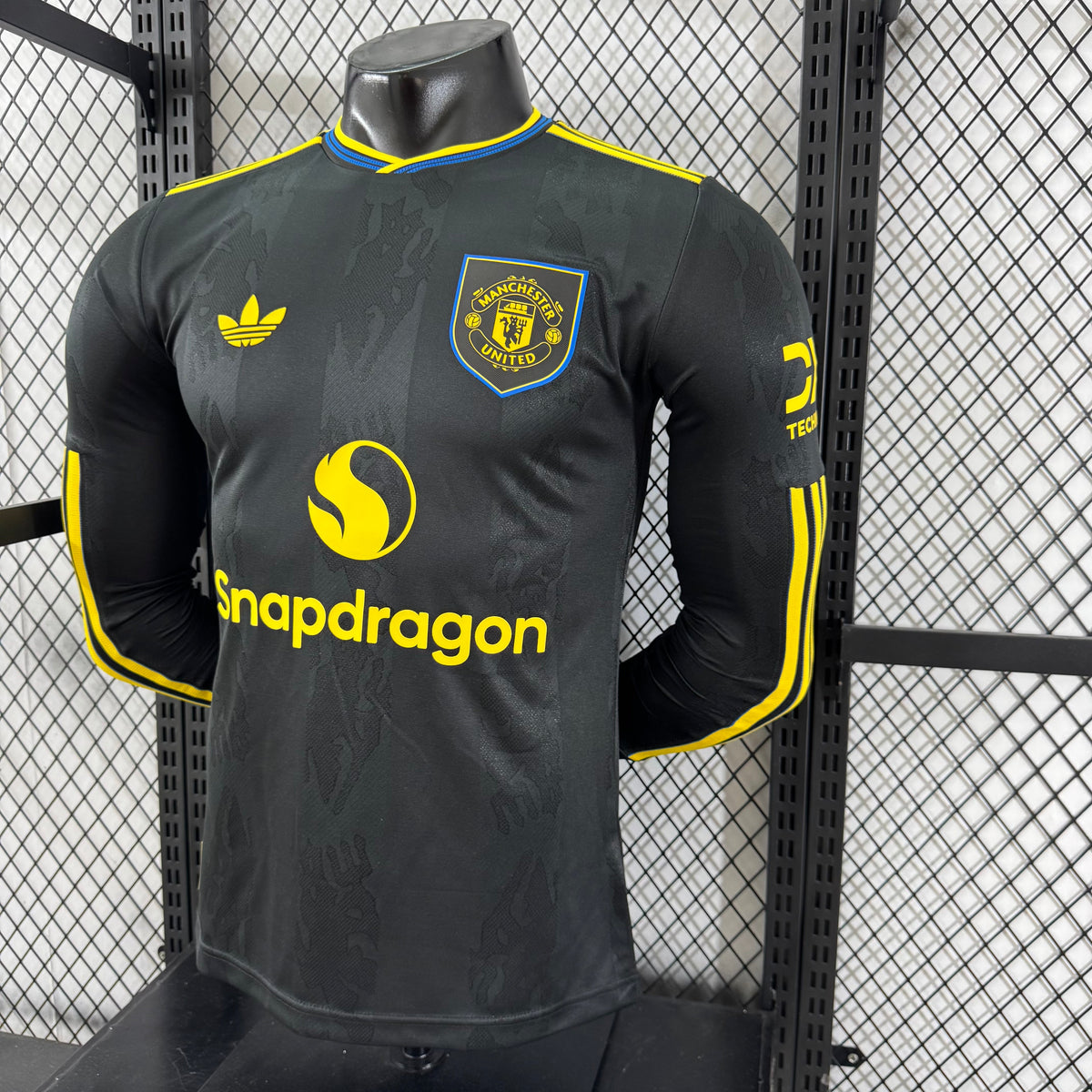 Player Version Manchester United Jersey 25/26 Third Long Sleeves Football Kit Soccer Jersey