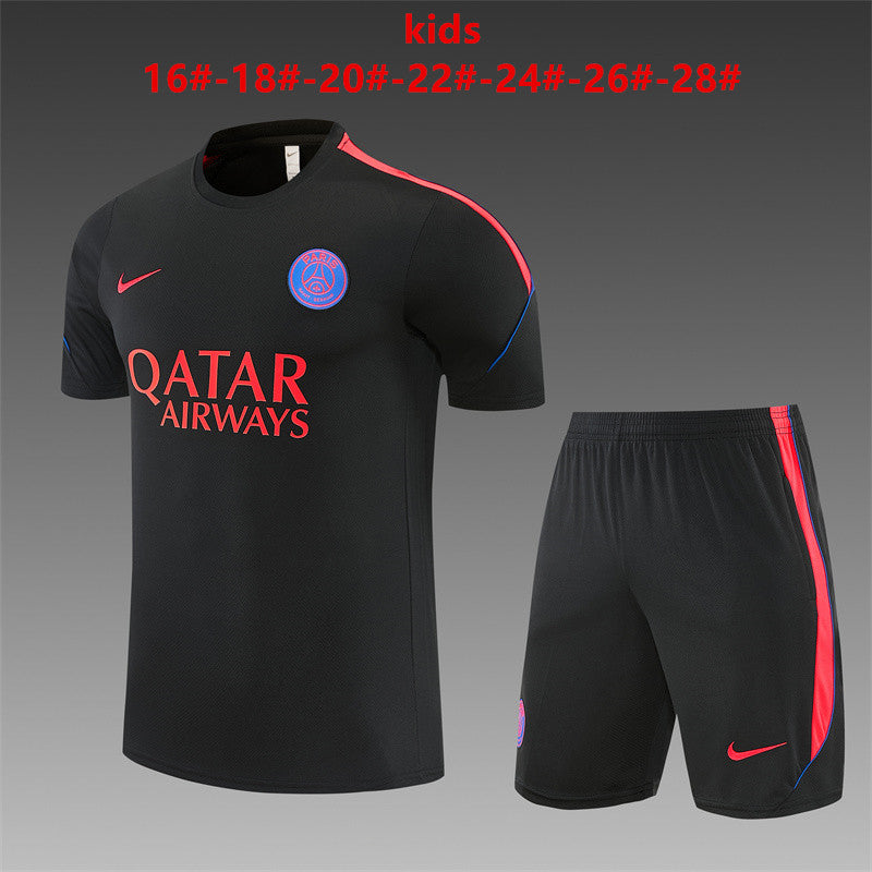 Kids PSG Training Tracksuits 2026-2027 Football Kit Soccer Jersey
