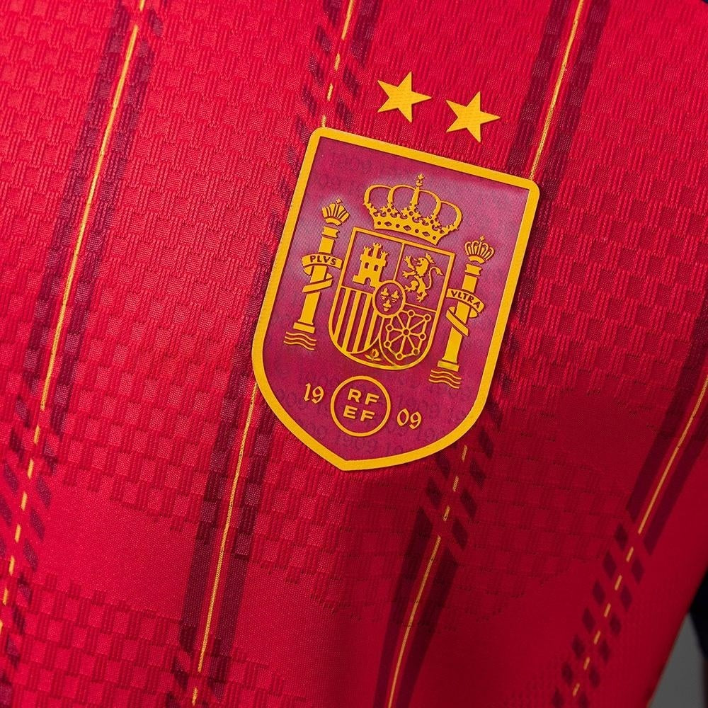 2-Star Player Version Spain Home Jersey 2026 World Cup Champion Football Kit Soccer Shirt