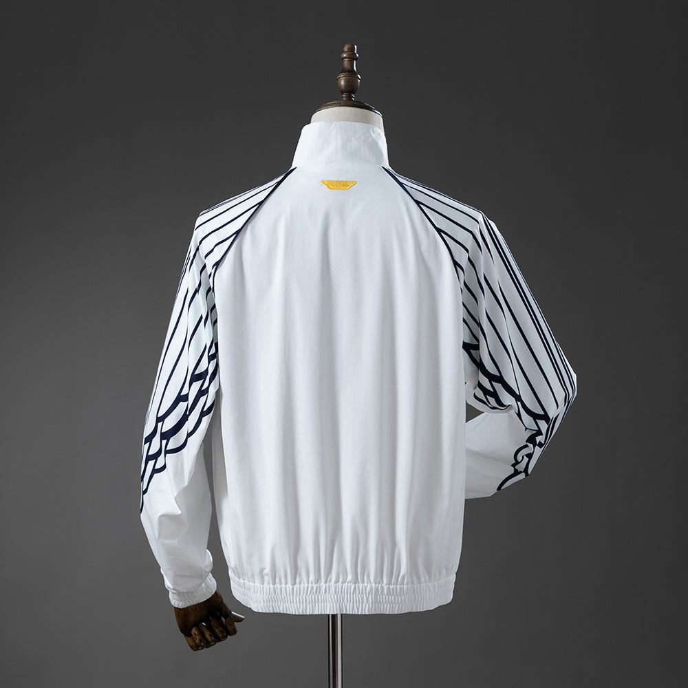 PSG Windbreaker 2025/26 White Football Soccer Jacket