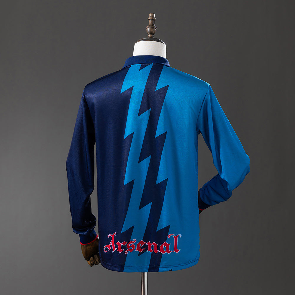 Arsenal Jersey 1995-96 Away Retro Football Kit Long Sleeves