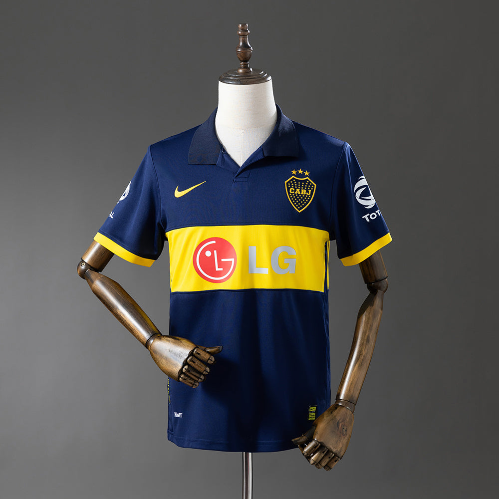 Boca Junios Jersey 2009-10 Home Retro Football Kit