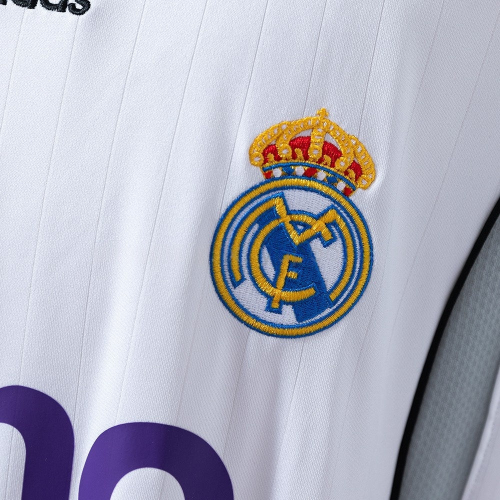 Real Madrid Jersey 2006-07 Home Retro Football Kit