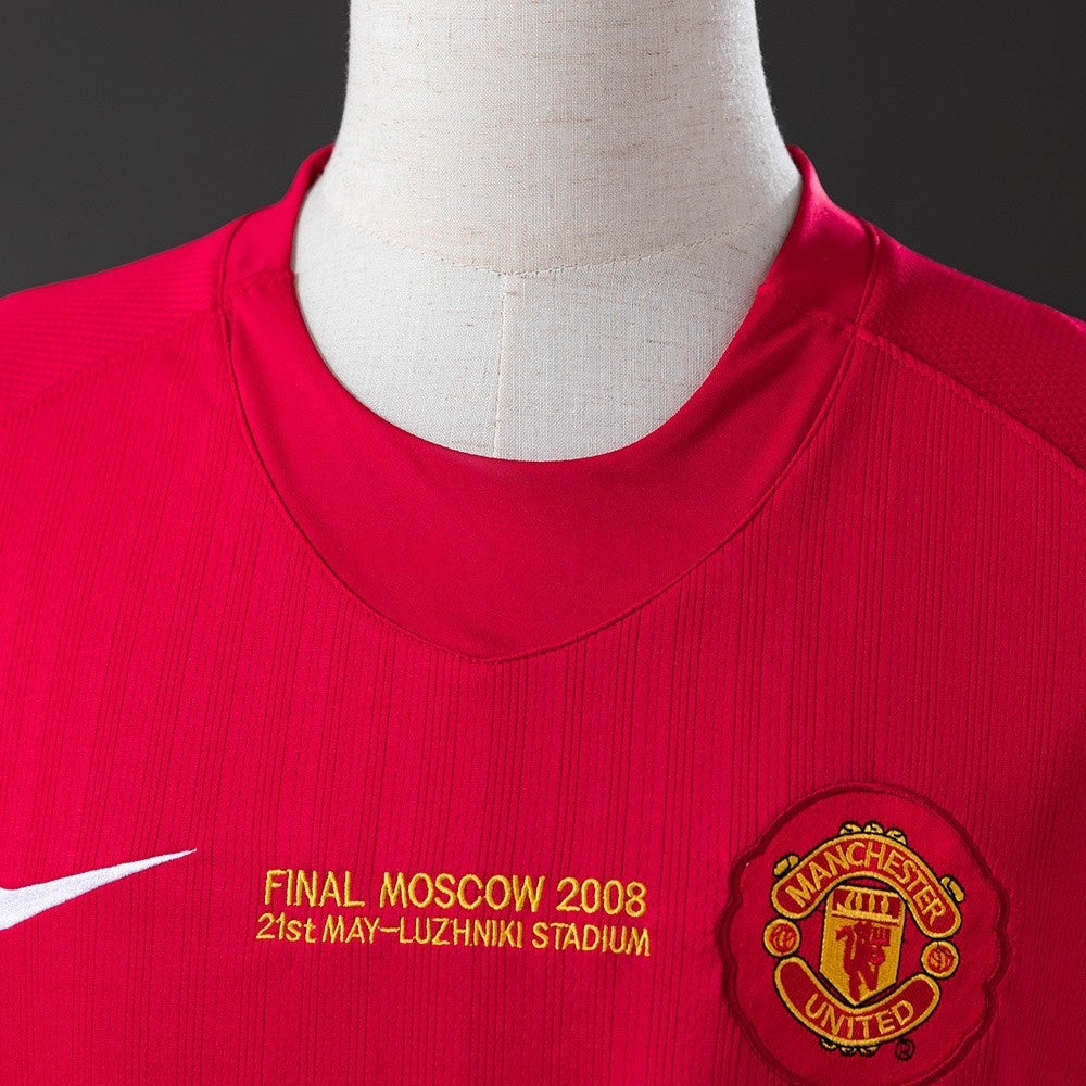 Manchester United Jersey 2007/08 Retro Home Football Kit