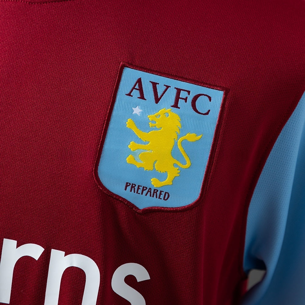 Retro Aston Villa Home Jersey 2009-10 Football Kit Soccer Shirt