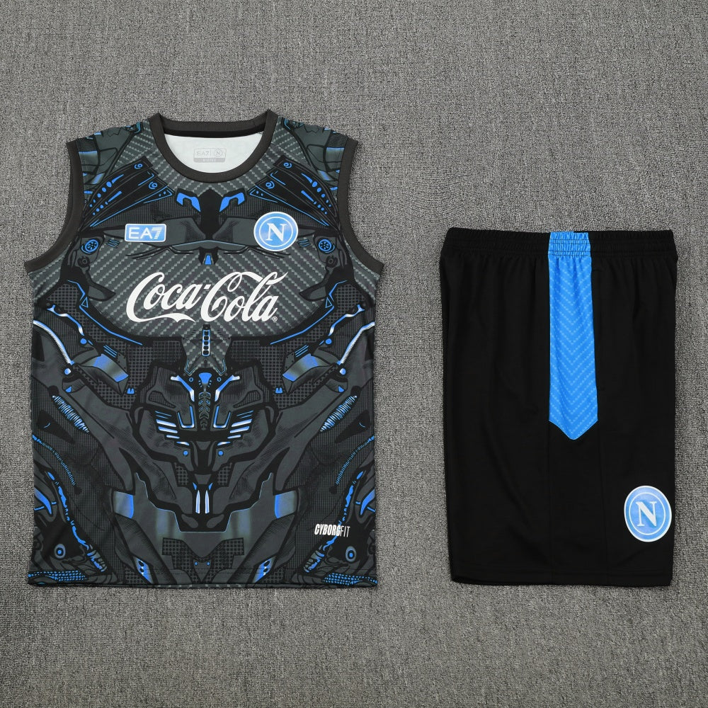 SSC Napoli Vest Set Training Tracksuits 25/26 Football Kit Soccer Jersey