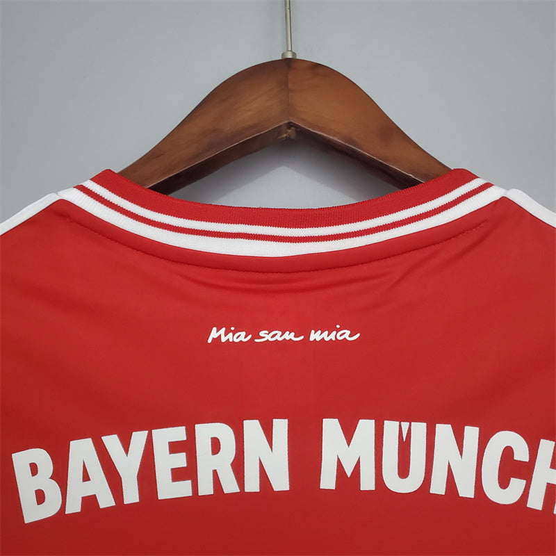 Bayern Munich Jersey Home kit 2013/14 Retro Long Sleeves Football Team Soccer Shirt