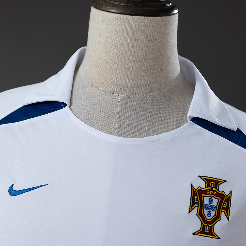 Portugal Away Jersey 2002 Retro Football Kit Soccer Shirt