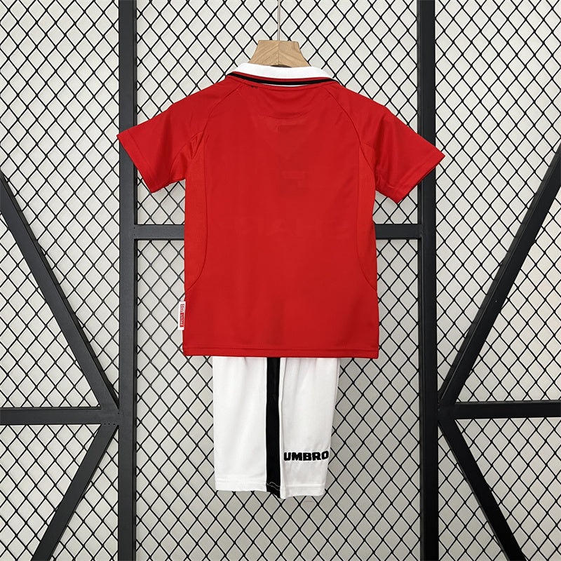 Retro Kids Manchester United Home Jersey 99/00
