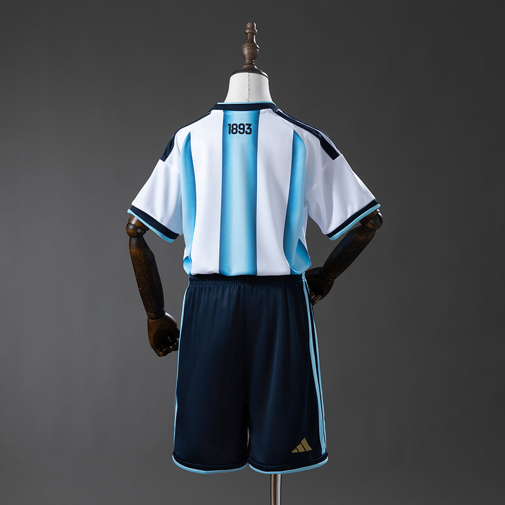 Kids Argentina Jersey 2026 World Cup Home Football Kit