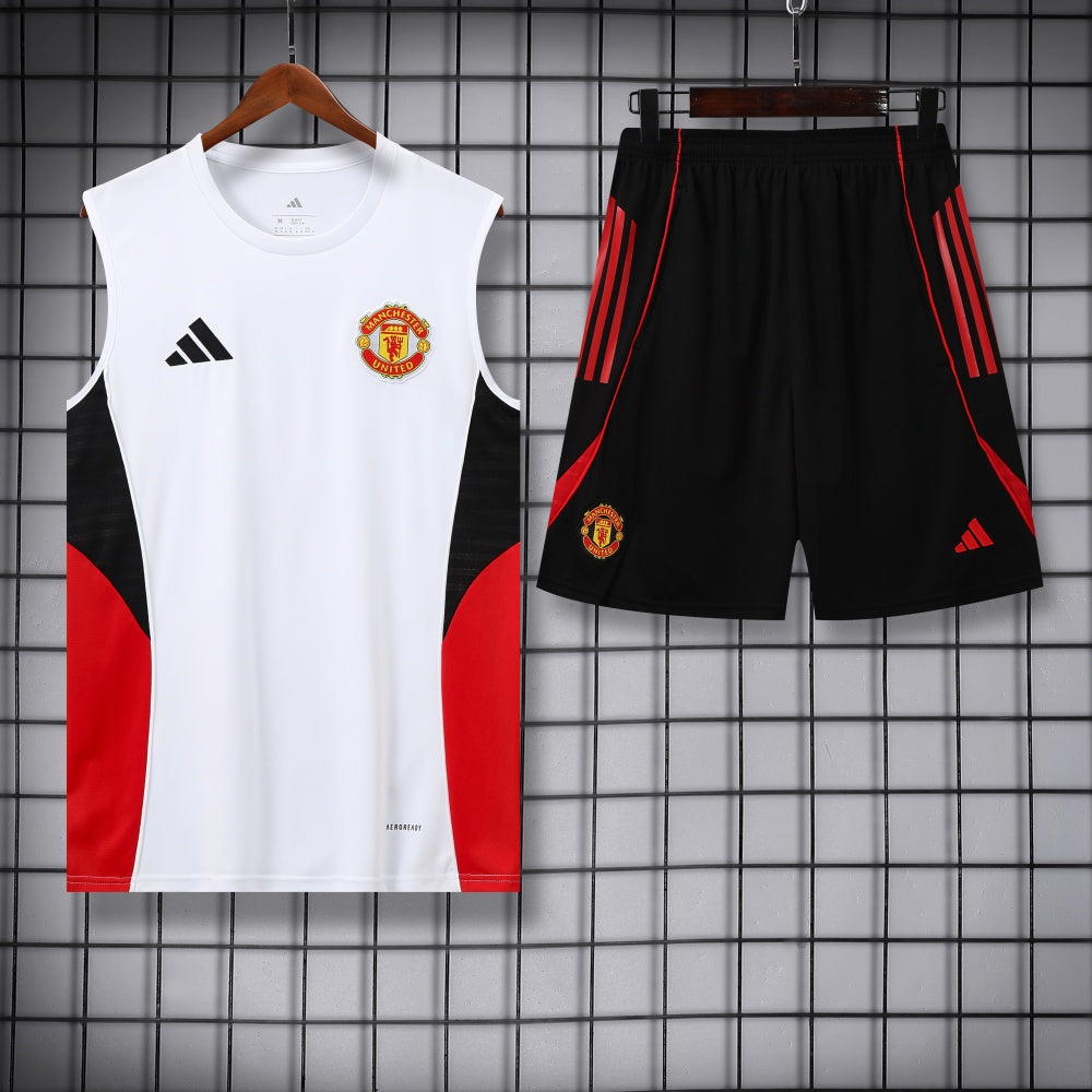 Manchester United Vest Set Training Tracksuits 25/26 Football Kit Soccer Jersey