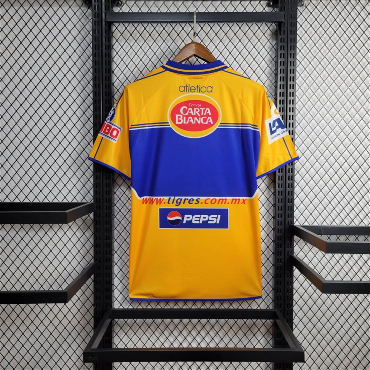 Retro Club Tigres Jersey 2001/02 Home Football Kit Soccer Jersey