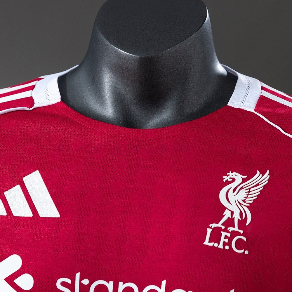 Liverpool Jersey 25/26 Home Football Kit Player Version Long Sleeves