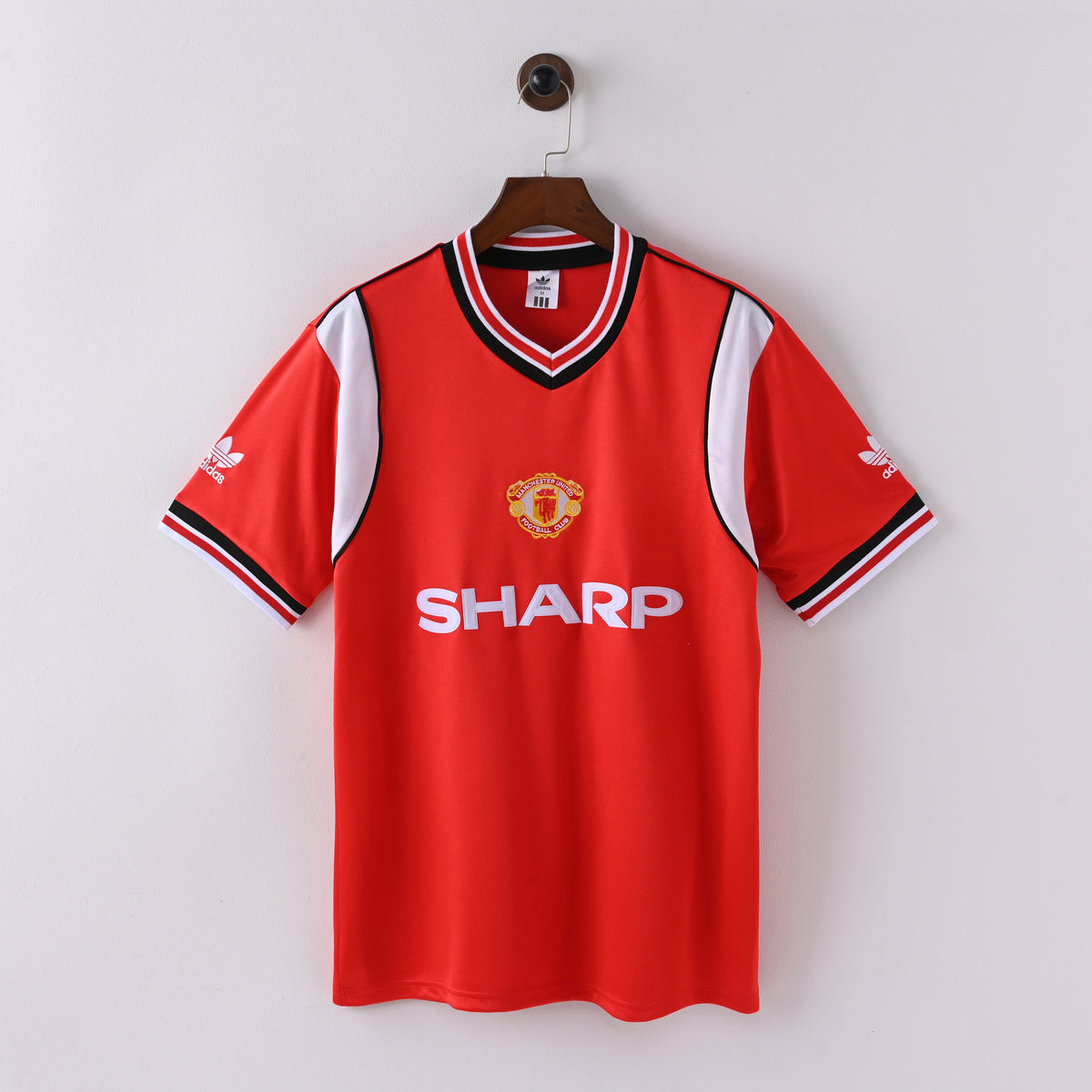 Retro Manchester United Home Jersey 1985 Football Kit Soccer Jersey