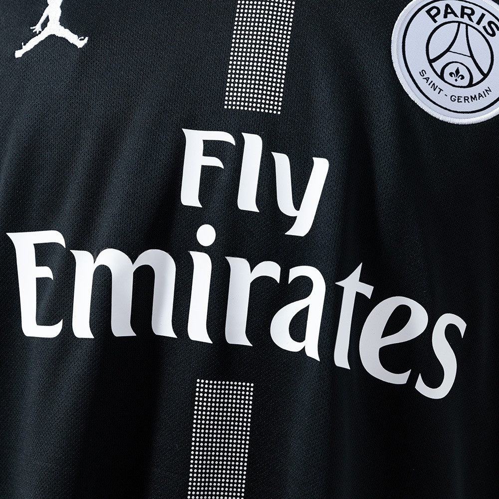 PSG Jersey 2018-19 Black Retro Football Kit