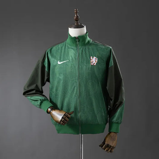 Chelsea Windbreaker 2025/26 Army Green Football Kit