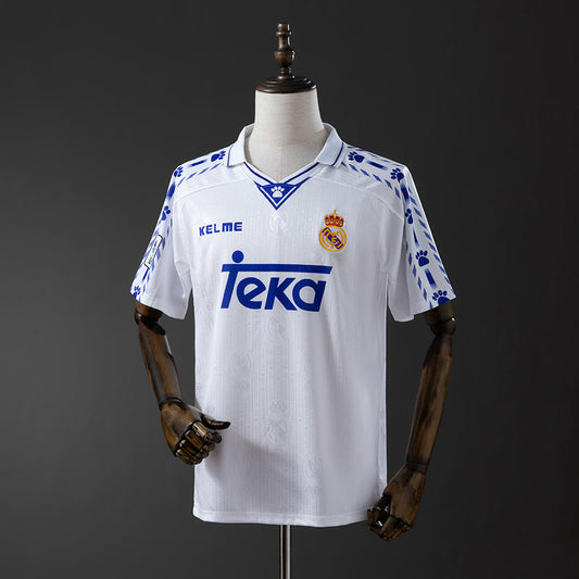 Real Madrid Jersey 1996-97 Home Retro Football Kit
