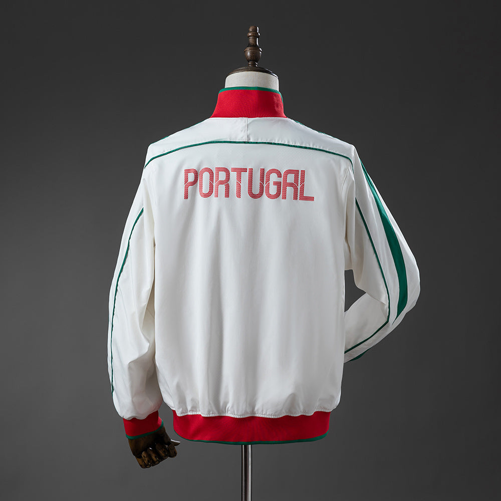 Portugal Windbreaker 2010 White Football Soccer Jacket