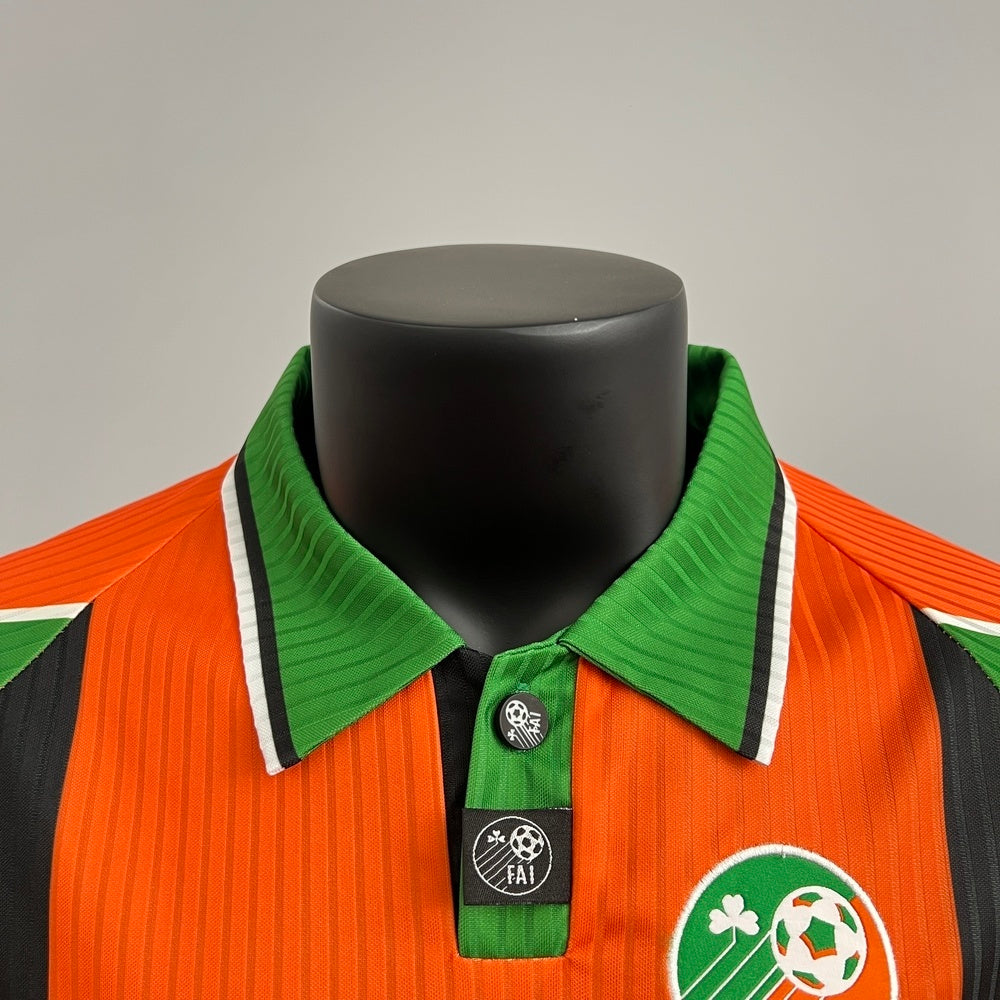 Retro Ireland Jersey 1997 Orange Football Kit Soccer Jersey