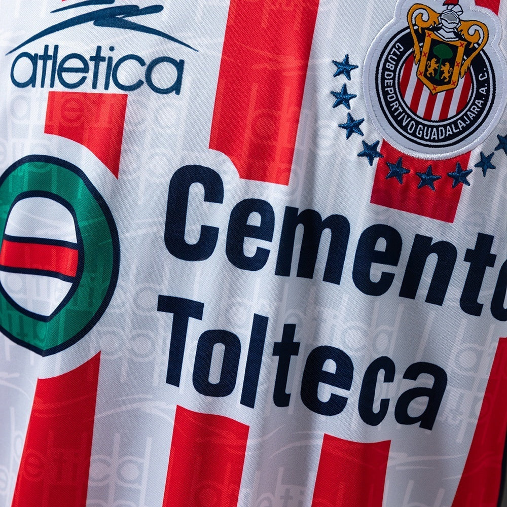 Retro Chivas Home Jersey 1999-2000 Long Sleeves Football Kit Soccer Shirt