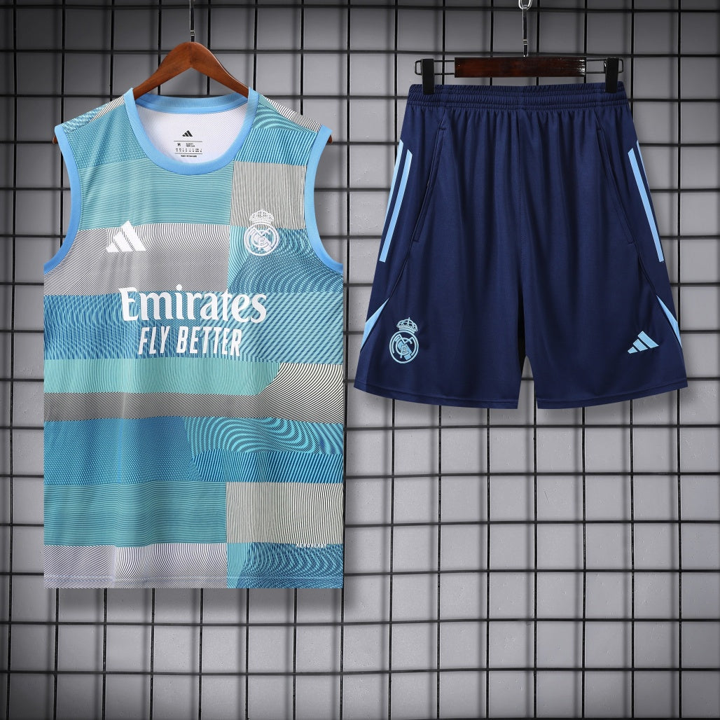 Real Madrid Vest Set Training Tracksuits 25/26 Football Kit Soccer Jersey