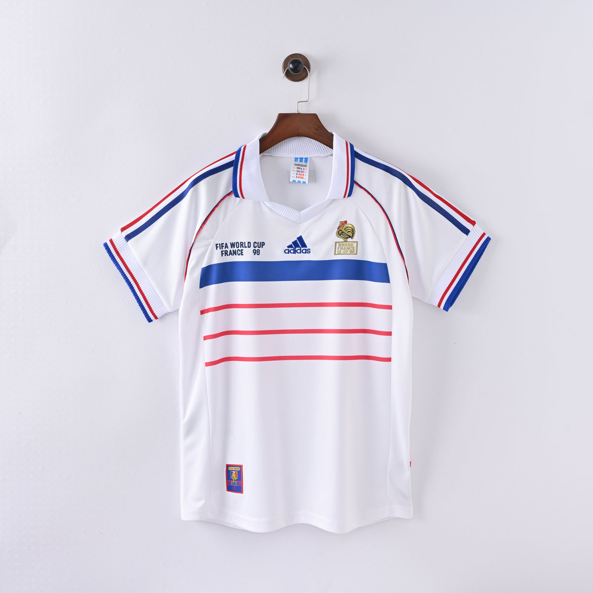 Retro France Jersey 1998 Away Football Kit Soccer Jersey